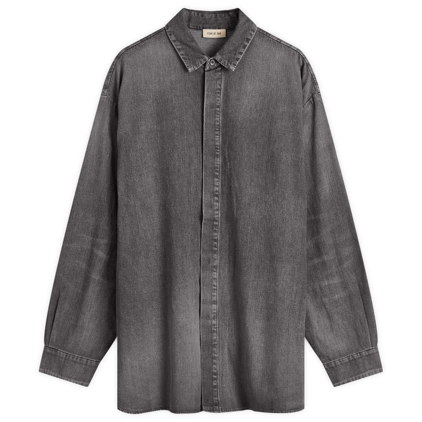 Риза Fear of God Denim Shirt Черно | FG24FW50-1018DNM-010