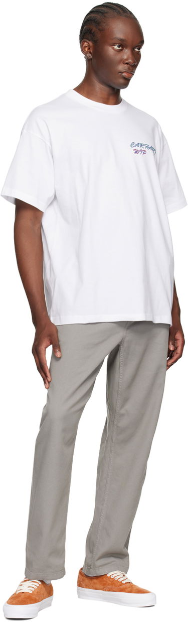 Тениска Carhartt WIP Gelato Logo-Print T-Shirt Бяло | I033668, 3