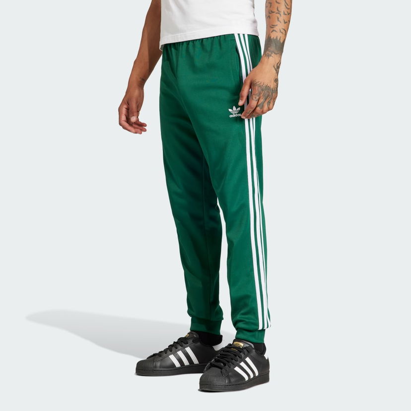 Спортни панталони adidas Originals Adicolor Classics SST Track Pant Зелено | IR9886