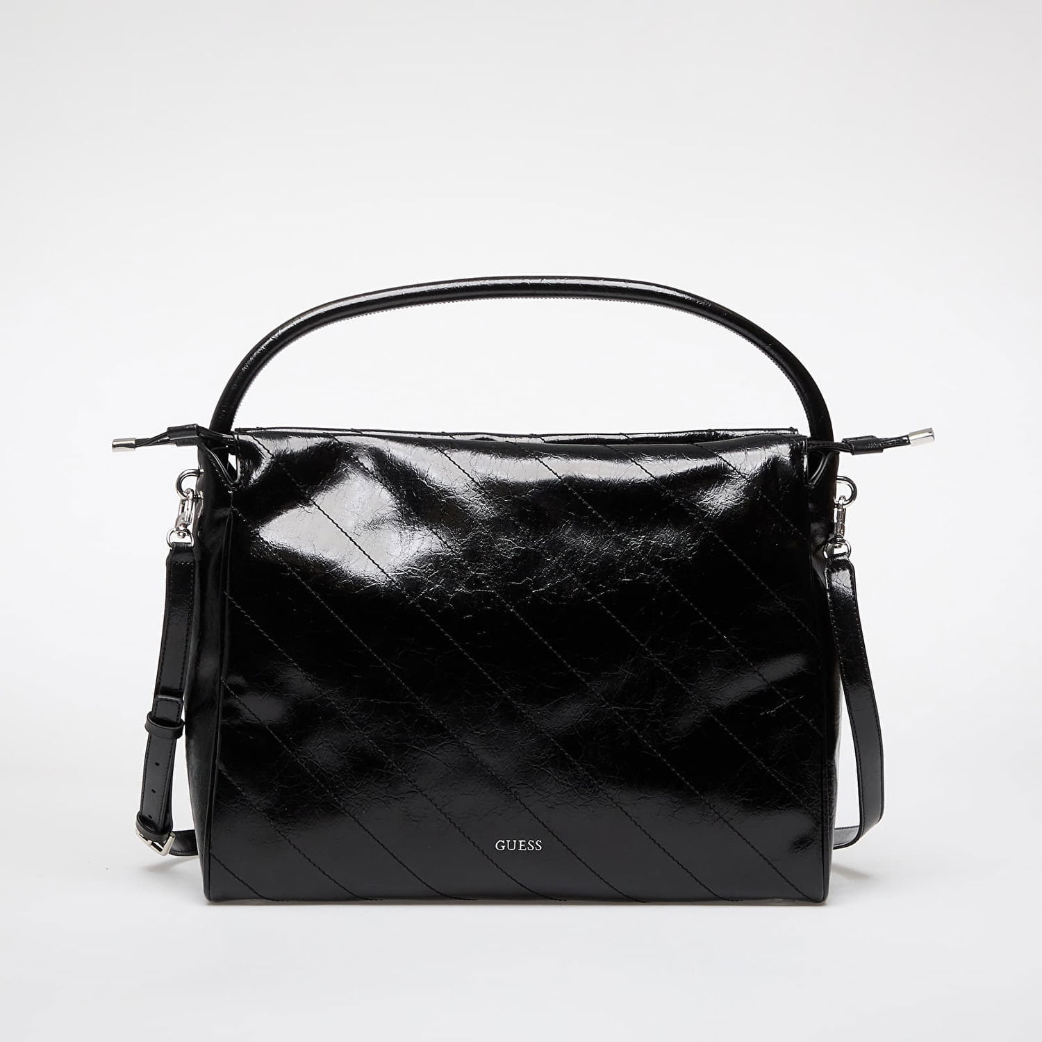 Дамска чанта GUESS Amys Drawstring Tote Black Universal Черно | HWMY9659220-BLA, 0