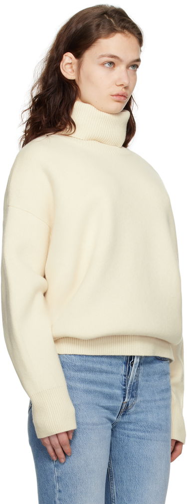 Пуловер TOTEME TOTEME Double-Knit Turtleneck Sweater Бежово | 251-WRT4629-YA0132, 1