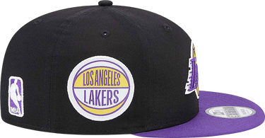 Шапка с козирка New Era Cap 9FIFTY Los Angeles Lakers NBA Side Patch Лилаво | 60364386-60364386, 4