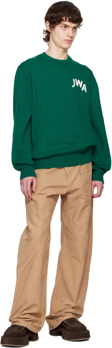 Пуловер JW Anderson JW Anderson JWA Crew Neck Jumper Зелено | KW1348-YN0398-540, 4