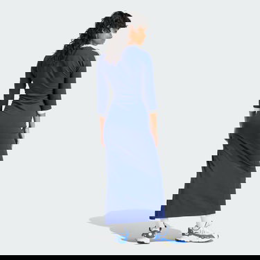 Pокля adidas Originals Adicolor Classics 3-Stripes Maxi Dress Тъмно синьо | IP2987, 2
