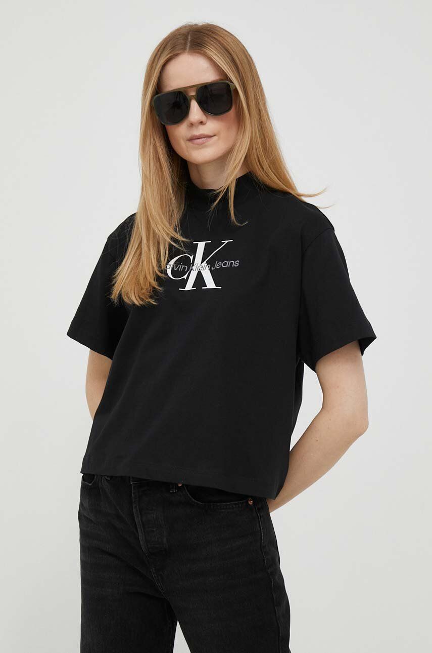 Тениска CALVIN KLEIN T-Shirt Черно | J20J222130, 0