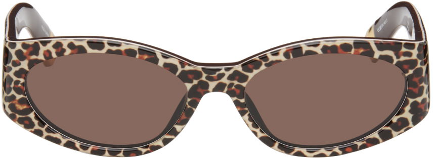 Слънчеви очила Jacquemus 'Les Lunettes Ovalo' Sunglasses Кафяво | JAC4C2SUN, 0
