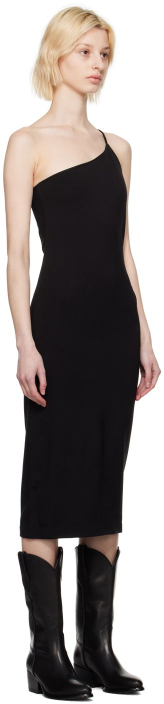 Pокля rag & bone rag & bone Irina One-Shoulder Midi Dress Черно | WAC23P3004LC04, 1