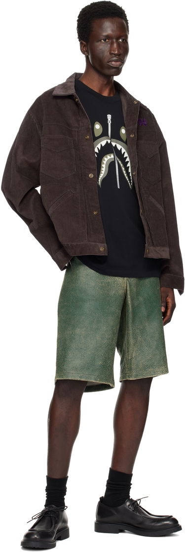 Тениска BAPE Shark #2 T-shirt Черно | 001TEK701312M, 3