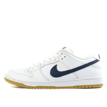 Кецове и обувки Nike SB Dunk Low Pro ISO SB "Orange Label - White Navy" Бяло | CZ2249-100, 2