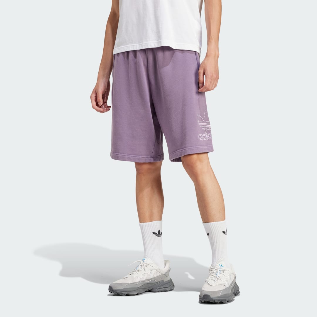 Къси панталони adidas Performance Adicolor Outline Trefoil Лилаво | IR8003, 0