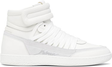 Облекло Balmain Balmain Swan Mid-Top Бяло | EM0VH388LTSU, 0