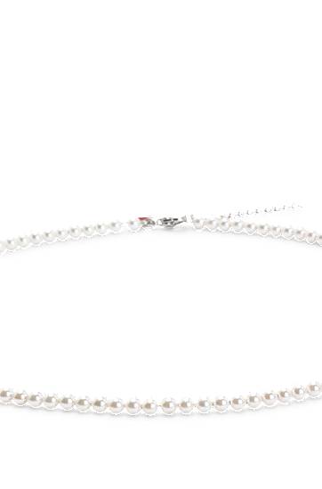 Колие BOSS Pearl Beaded Necklace with Logo Plaque Металик | 50544522, 1