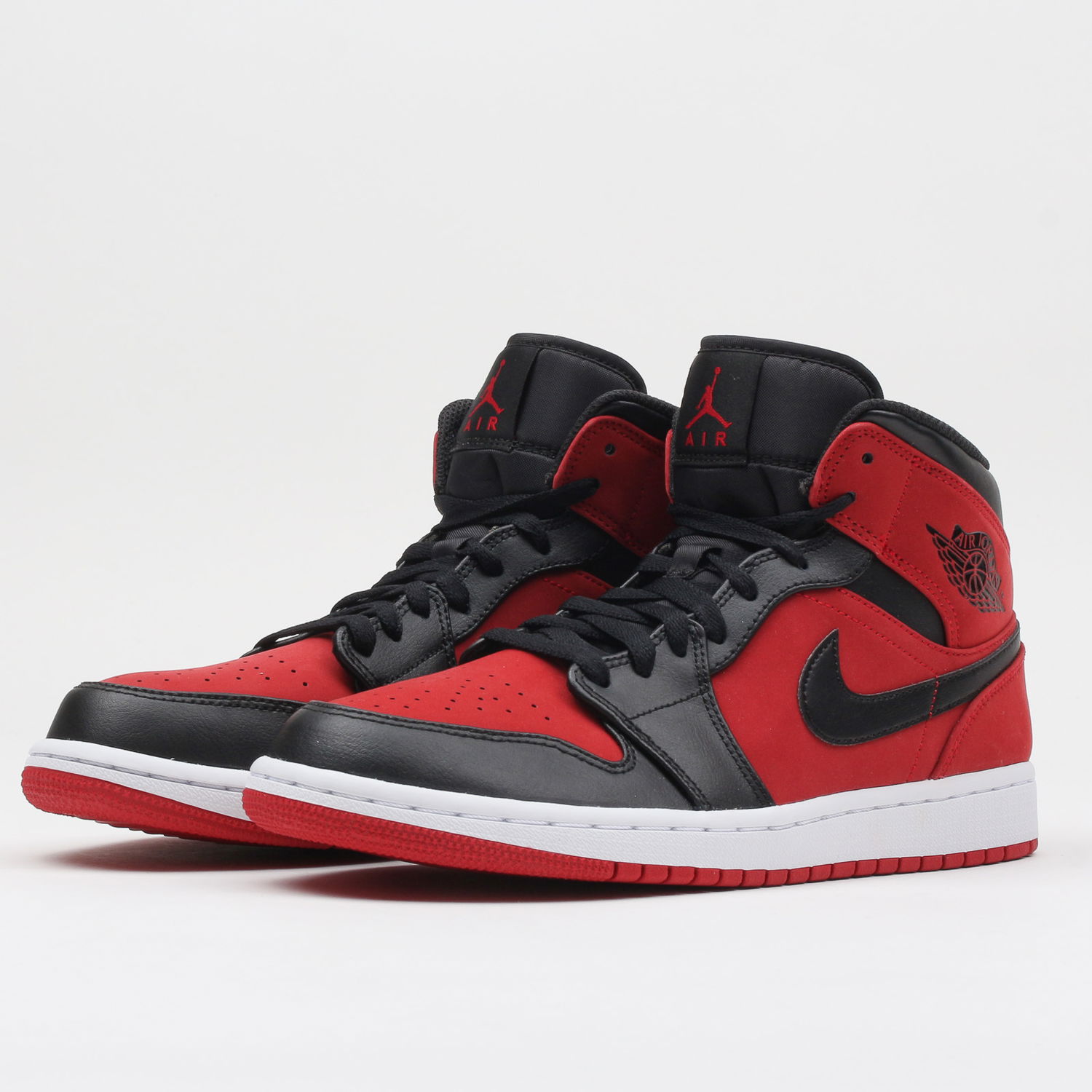 Кецове и обувки Jordan Air Jordan 1 Mid "Reverse Banned" Червено | 554724-610, 1