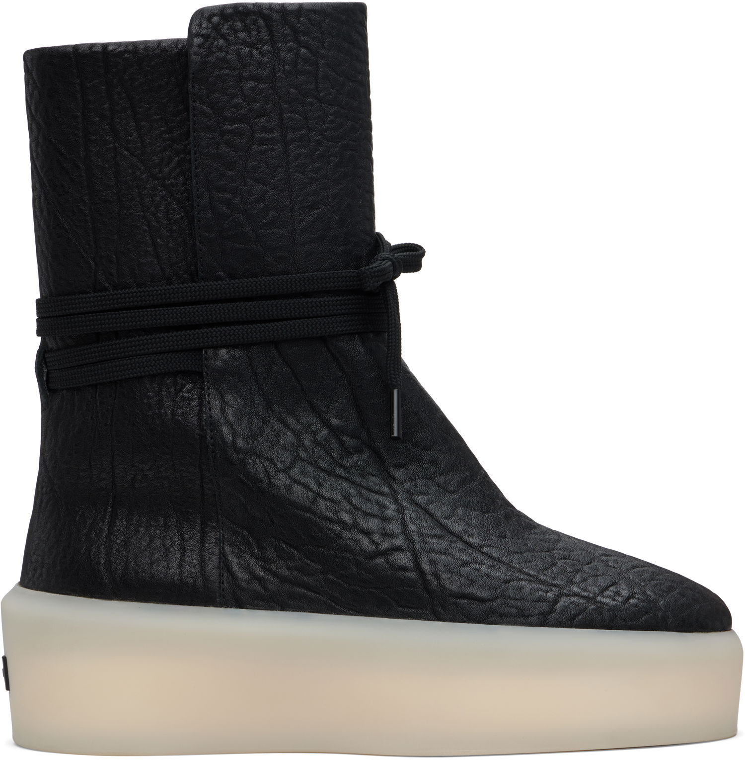 Кецове и обувки Fear of God Pebbled Leather Boots Черно | FG882-109LTH, 0