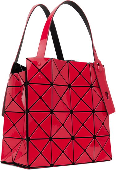 Голяма пазарска чанта BAO BAO ISSEY MIYAKE Carat Large Geometric Tote Bag Червено | BB46AG611, 2