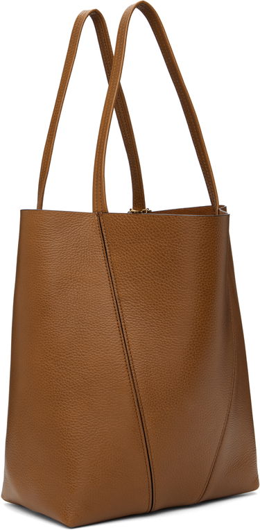 Голяма пазарска чанта CHLOÉ Chloé 'Spin' Tote Bag Кафяво | CHC25SS811N84, 2