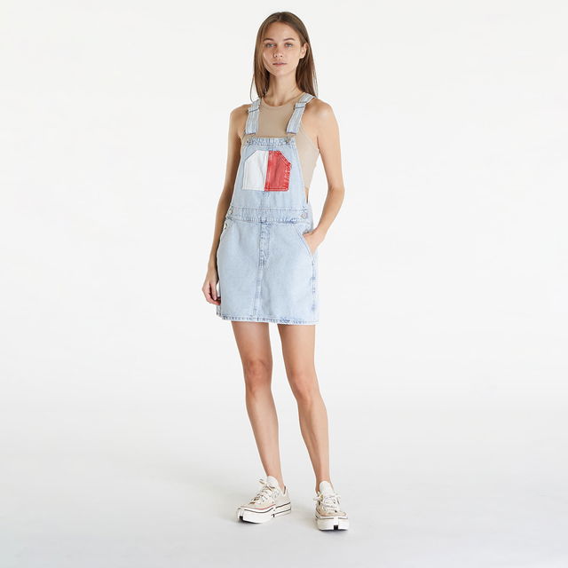 Dungaree Flag Dress Denim Light