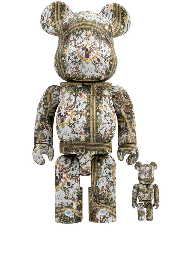 Yuki Ogura Much In Love BE@RBRICK 100% and 400% figure set - Brown