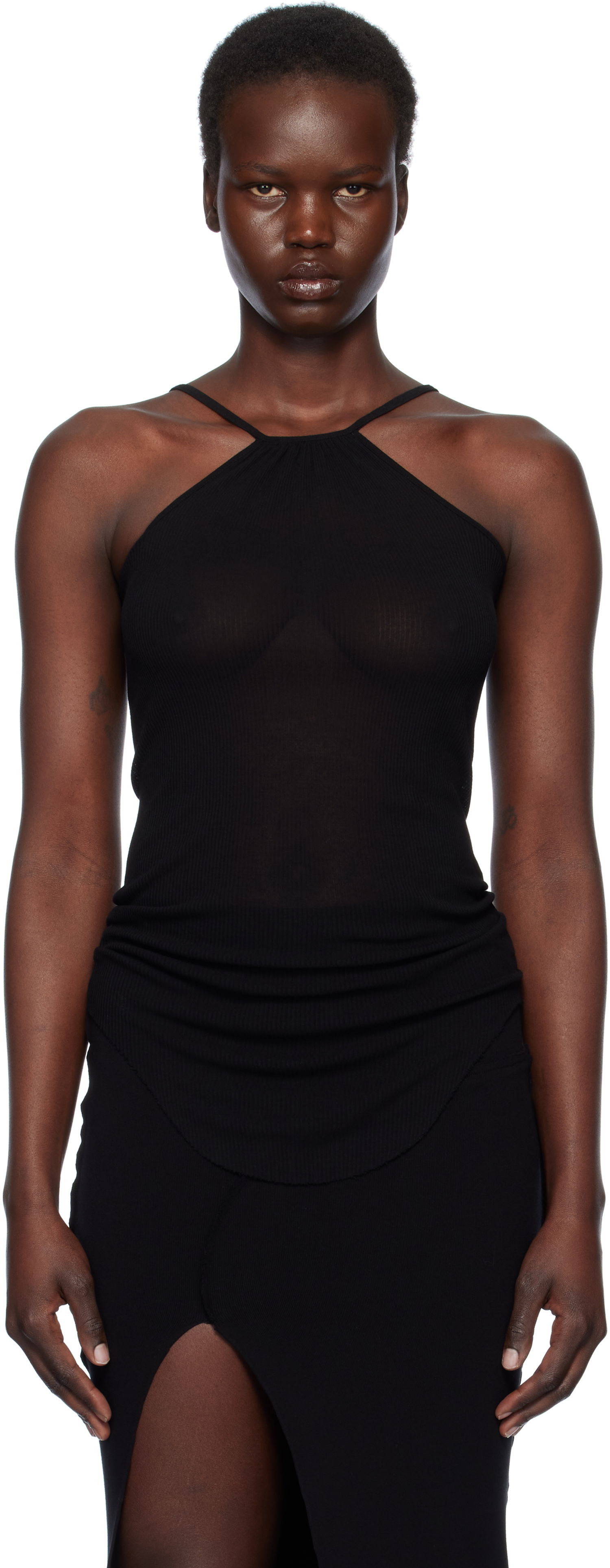 Pокля Rick Owens Rick Owens Hollywood Skorpio Tank Top Черно | RP01E7104 RC, 0
