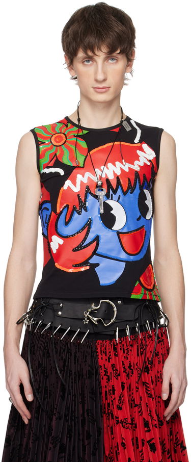 Потник Chopova Lowena Chopova Lowena Graphic Print Tank Top Черно | 2225, 0