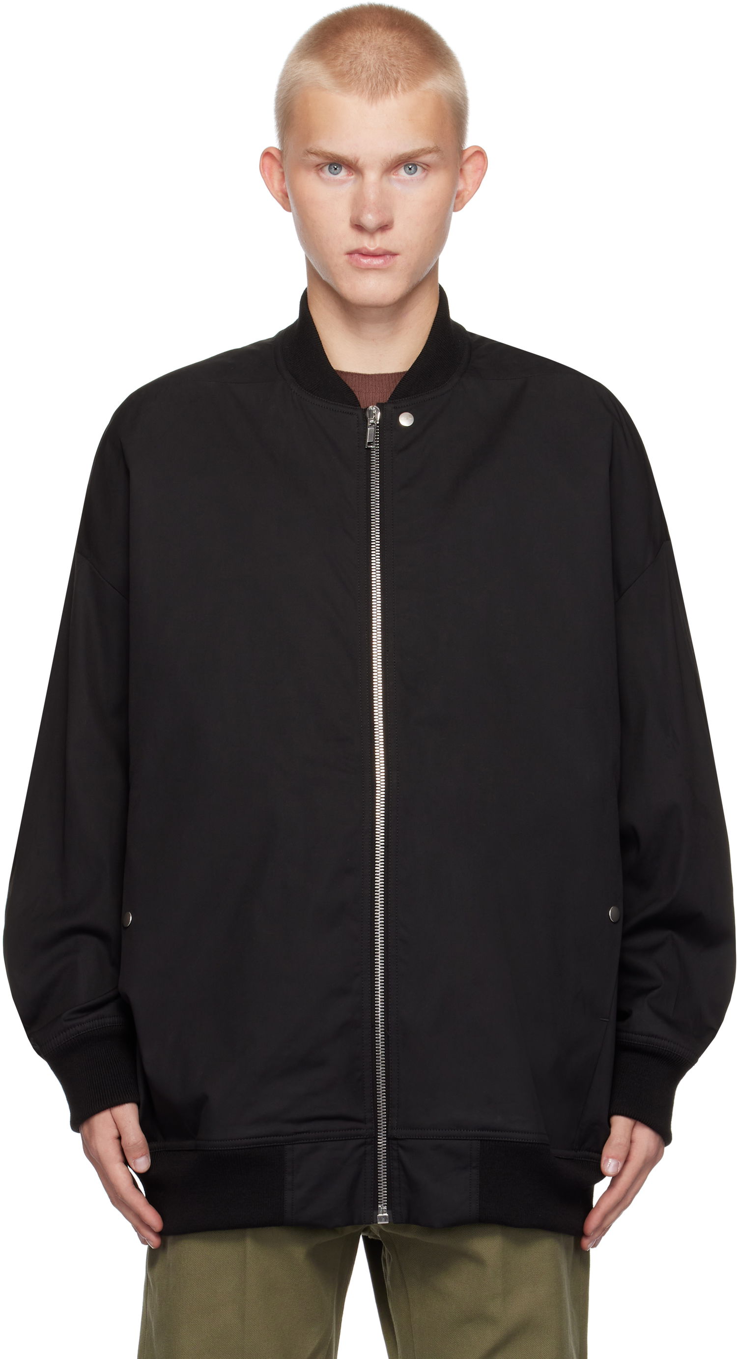 Яке бомбър Rick Owens Jumbo Peter Flight Bomber Jacket Черно | RR02D6795 TEEM7, 0