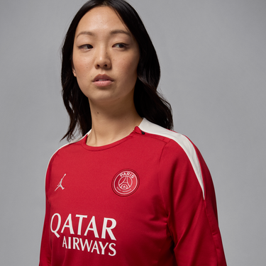 Пуловер Jordan Paris Saint-Germain Strike Dri-FIT Knit Round Neck Soccer Top Червено | HJ2181-660, 2