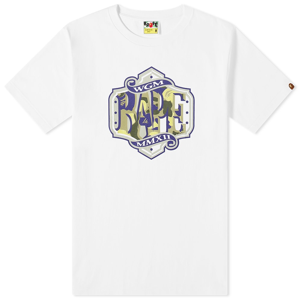 Тениска BAPE Archive WGM MMXI Tee Бяло | 001TEI701004F-WHT, 0