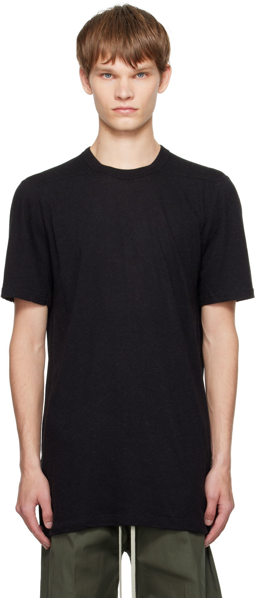 Тениска Rick Owens Rick Owens Concordians Level T-Shirt Черно | RU02E1264 JR
