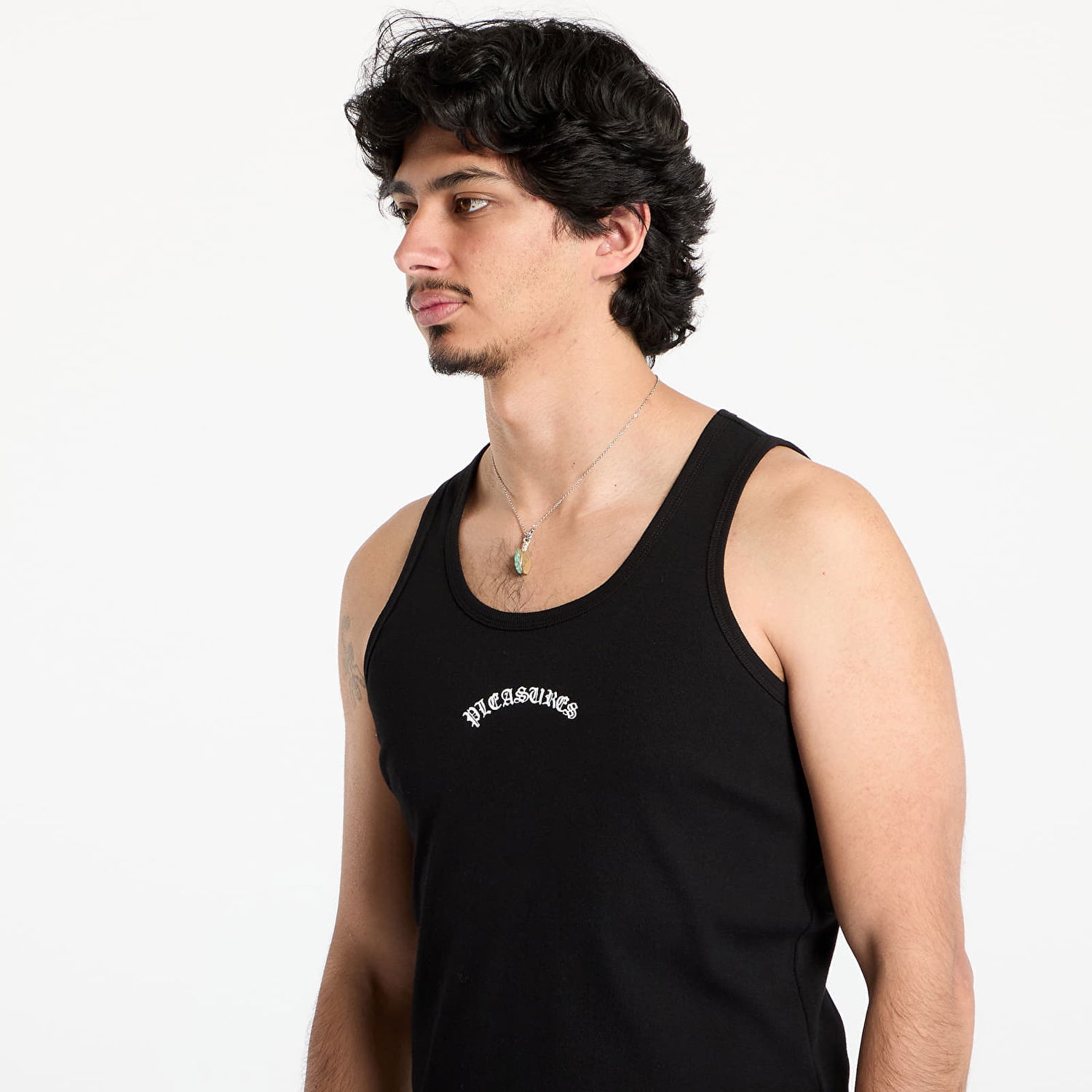 Потник Pleasures Pleasures Standard Tank Top Черно | P25SU041 BLACK_WHITE, 1