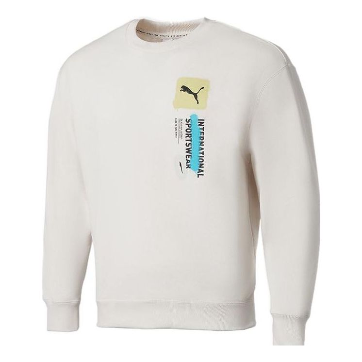 Пуловер Puma Logo International Sportswear Sweatshirt Бяло | 536303-65, 0