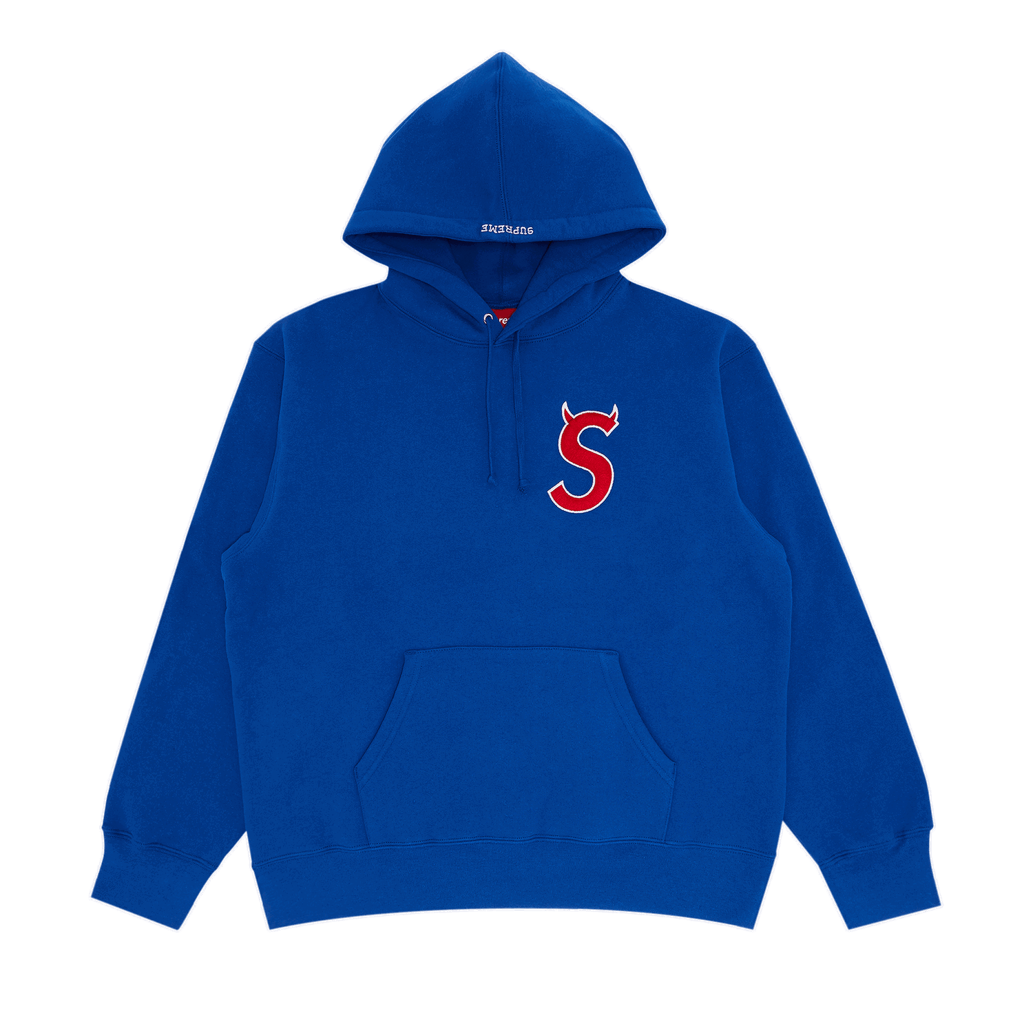 Суитчър Supreme S Logo Hooded Sweatshirt "Royal" Тъмно синьо | FW22SW36 ROYAL, 0