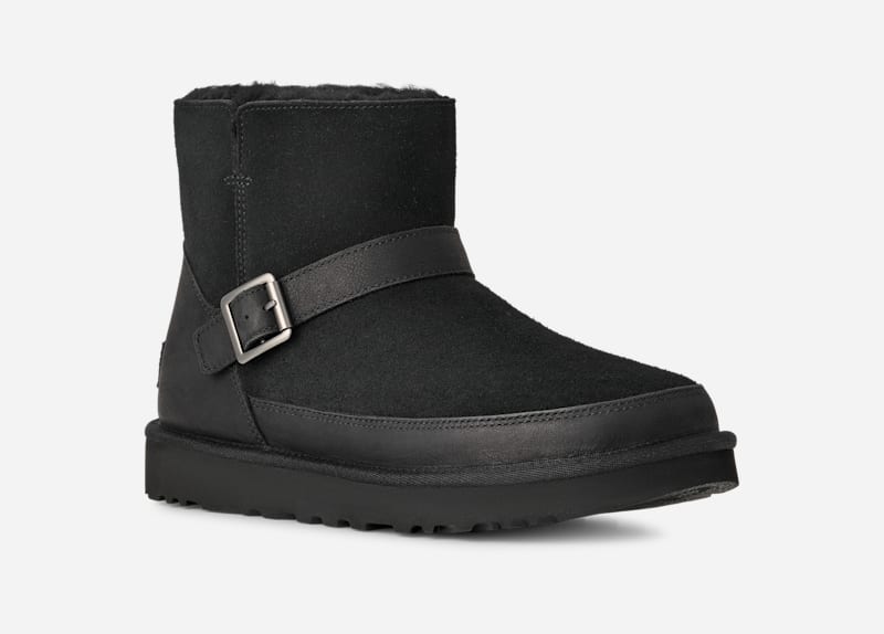 Кецове и обувки UGG Classic Mini Bellina Belted Boot Черно | 1174512-BLK, 1