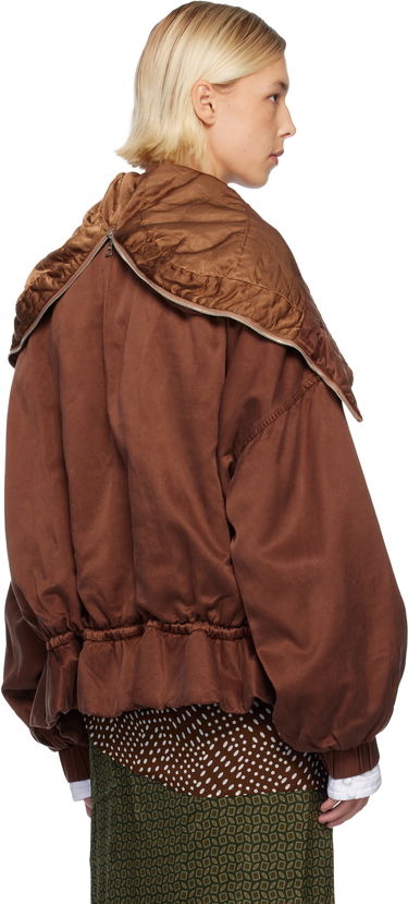 Парка Dries Van Noten Dries Van Noten Overdyed Short Parka Кафяво | 252-010527-2265, 2