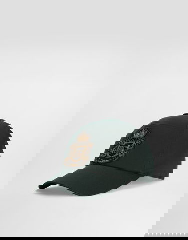 Шапка с козирка Dolce & Gabbana Cotton Gabardine Baseball Cap with Embroidered Emblem Зелено | GH931ZFUFJUV0707, 3