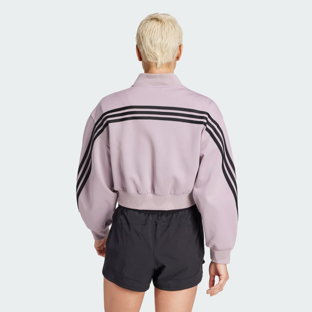 Яке бомбър adidas Performance Black Ferns Cropped Bomber Jacket Лилаво | IW0255, 1