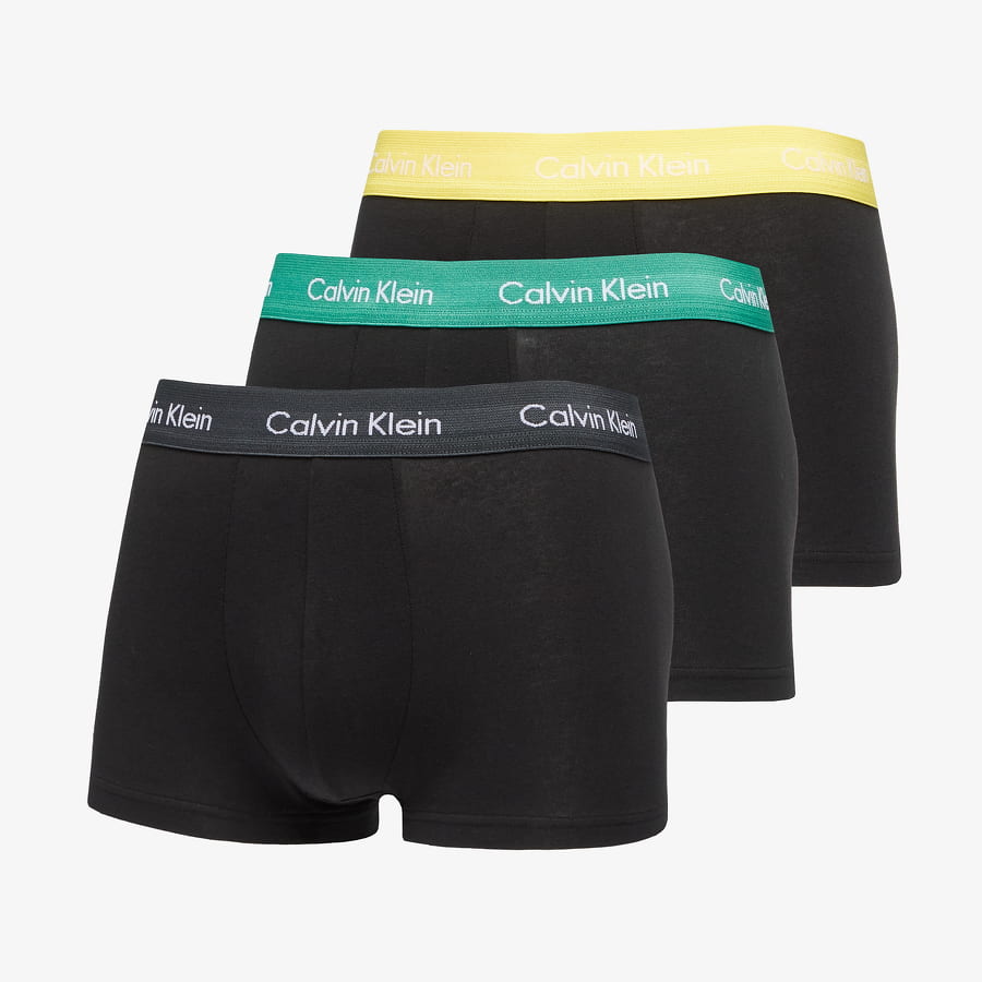 Боксерки CALVIN KLEIN Cotton Stretch Low Rise Trunk 3 Pack Черно | U2664G CA9, 0