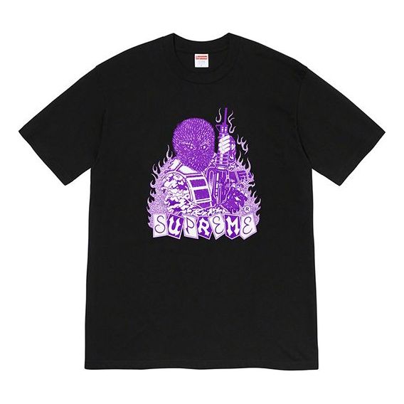Тениска Supreme Mercenary Print Short Sleeve T-Shirt Черно | SUP-FW19-711