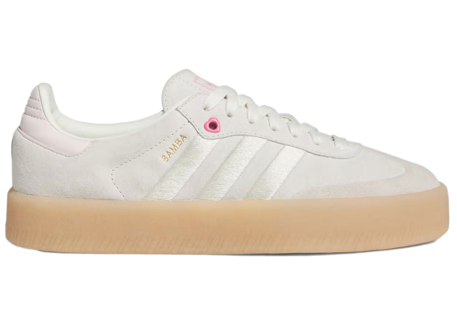 Кецове и обувки adidas Originals Sambae Ivory Pink Fusion W Бежово | ID1104, 0