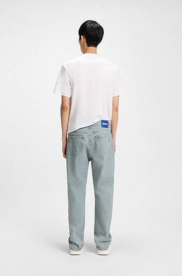 Дънки BOSS Baggy Fit Rigid Denim Jeans Сиво | 50541663, 1