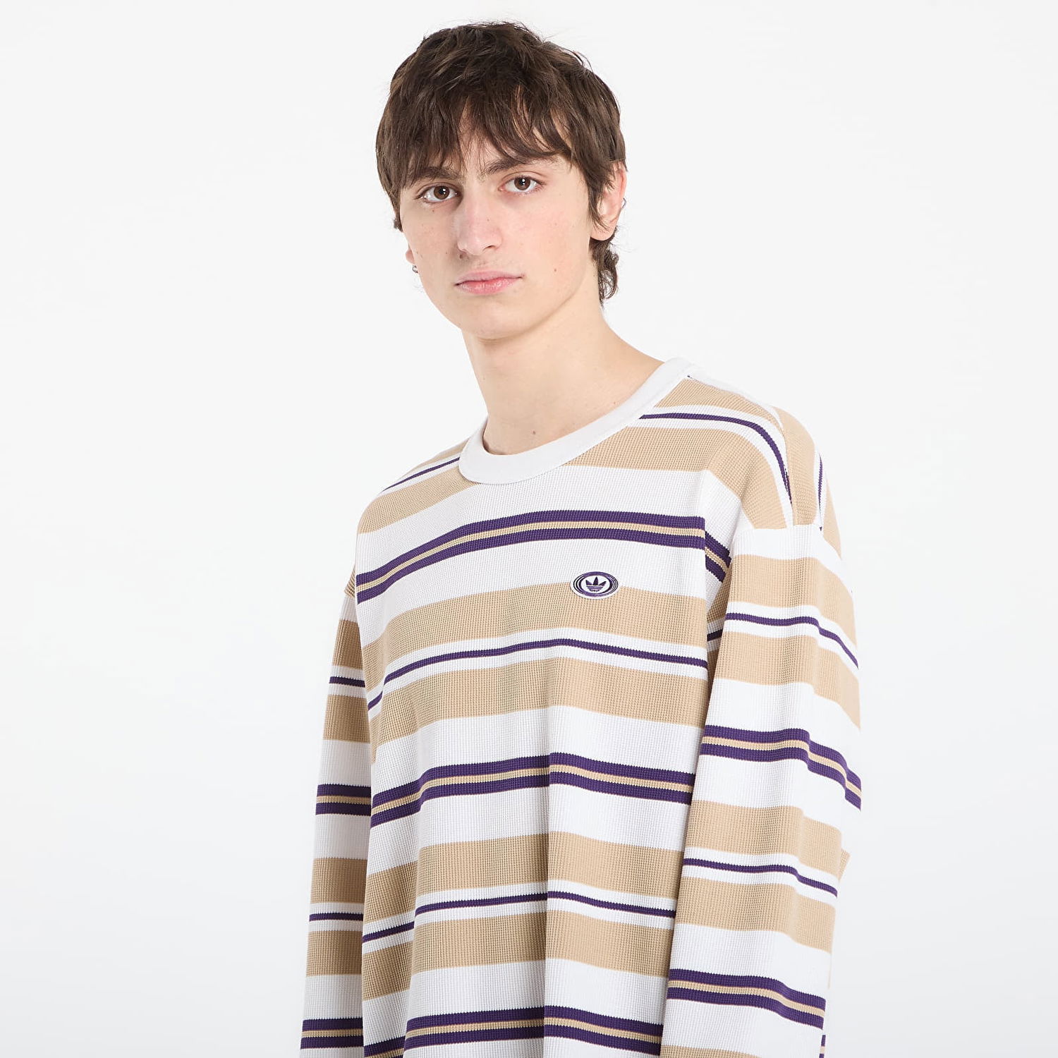 Тениска adidas Originals Graphic Striped Long Sleeve T-Shirt Многоцветен | KS6849, 1