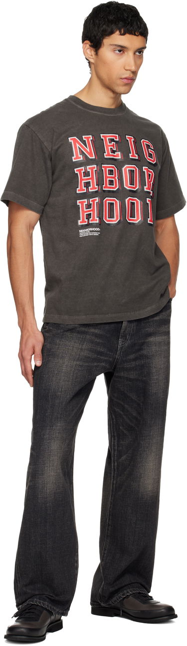 Дънки Neighborhood Washed Denim DP Wide Jeans Черно | 252XBNH-PTM04, 3