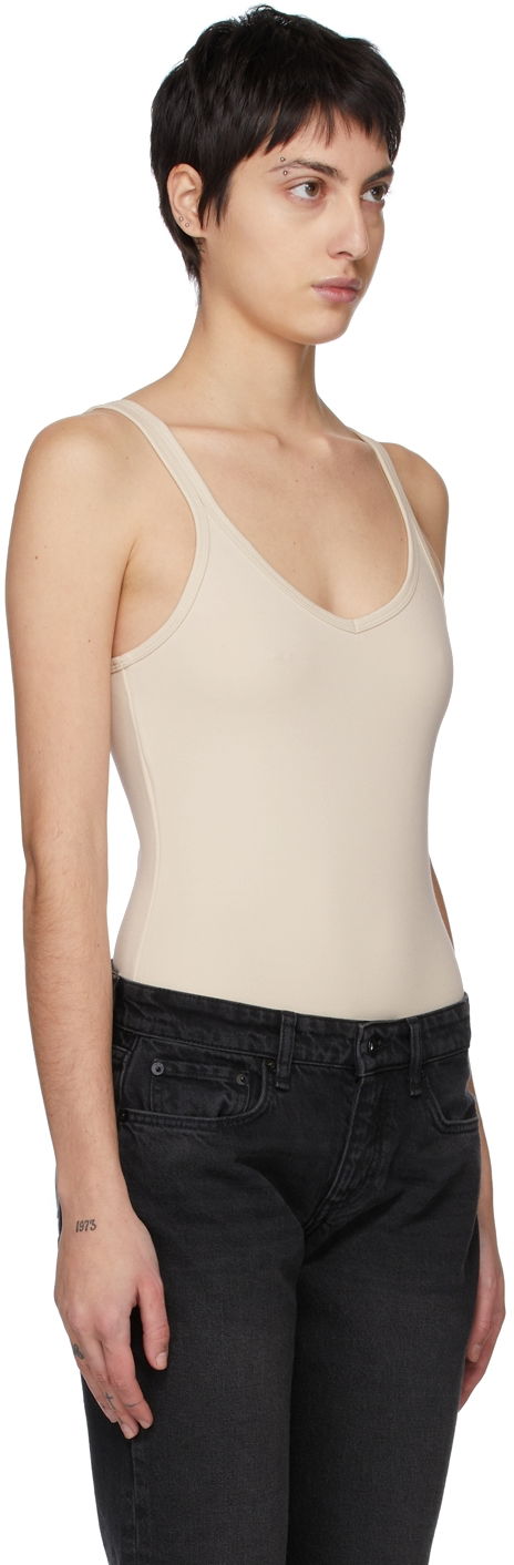 боди rag & bone rag & bone Archetype Roxie Bodysuit Бежово | WCW21H3001KL17, 1
