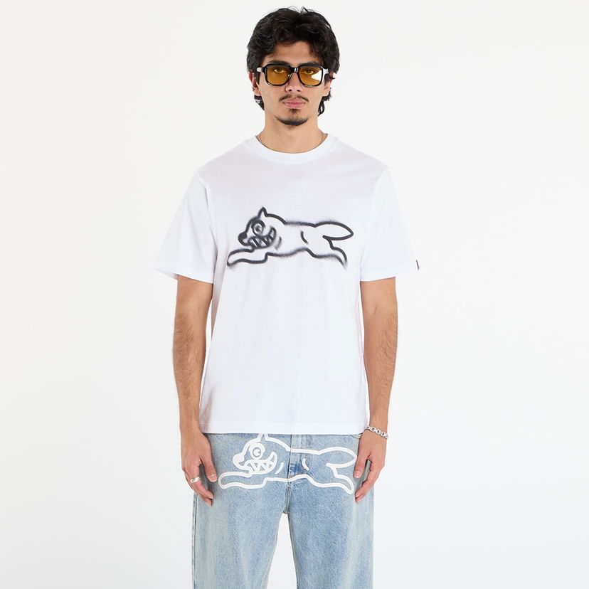 Тениска BILLIONAIRE BOYS CLUB Icecream Spray Paint Running Dog T-Shirt Бяло | IC25440 White