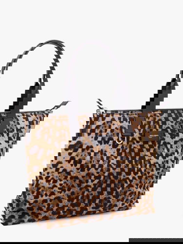 Голяма пазарска чанта Dolce & Gabbana Dolce & Gabbana Leopard Print Tote Bag Кафяво | BM2375A6F30HY13M, 2