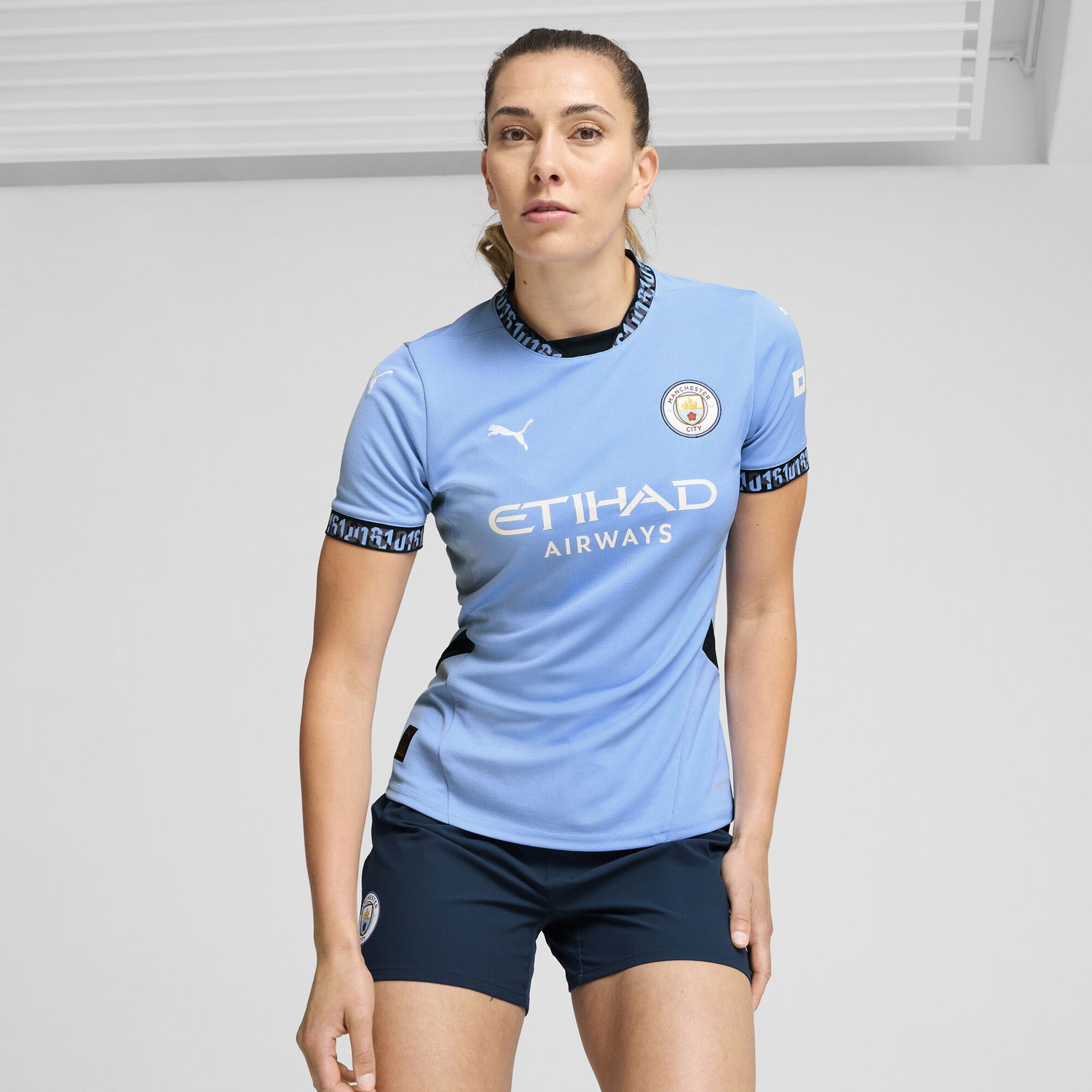 Тениска Puma Manchester City 24/25 Women's Home Jersey Синьо | 775077_01, 0