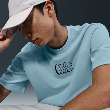 Тениска Nike Solo Swoosh T-Shirt Синьо | HQ4182-474, 3