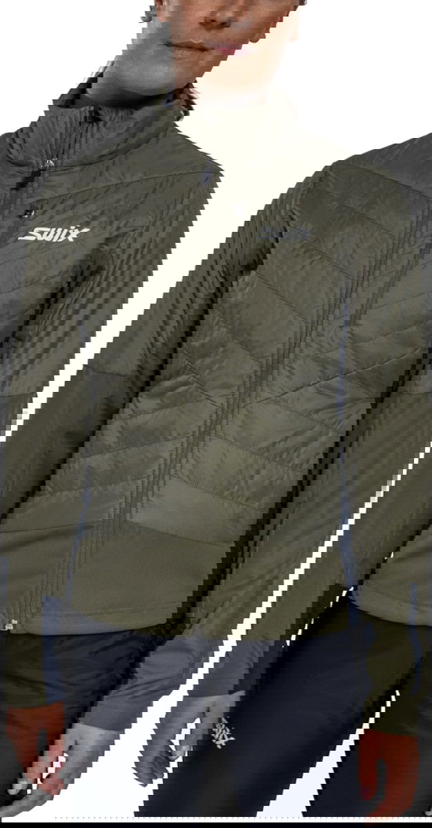 Пухо яке SWIX Swix Dynamic Hybrid Insulated Jacket Зелено | 10086-23-48104