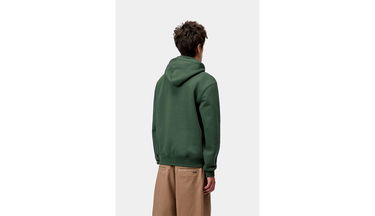 Суитчър Carhartt WIP Hooded Carhartt Sweatshirt Зелено | I030547_38E_XX, 4