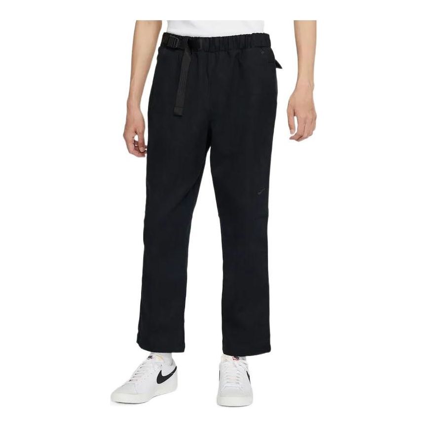 Карго панталони Nike Straight Casual Pants With Embroidered Logo Черно | DQ4297-010, 0