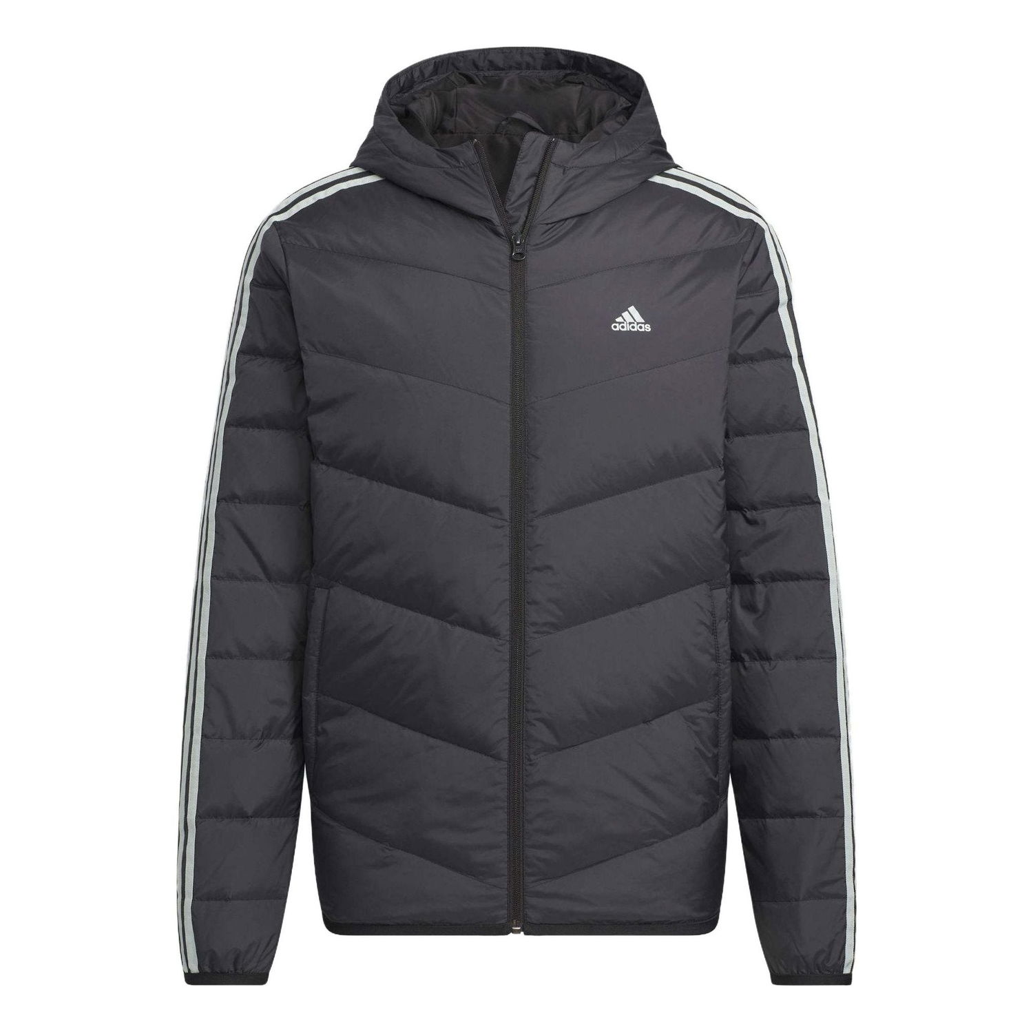 Пухо яке adidas Originals Men's Down Hooded Jacket Черно | IK7601, 0